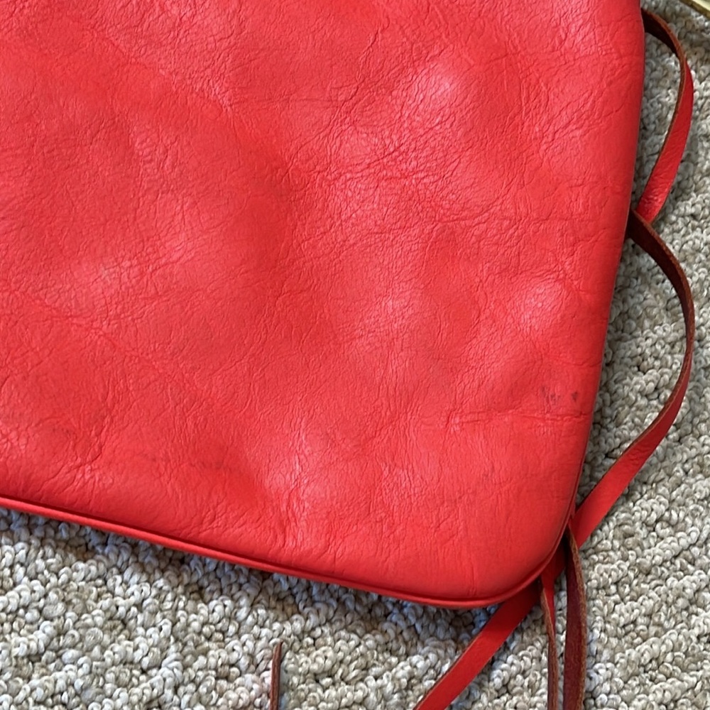 REBECCA MINKOFF CORAL LEATHER TRIPLE ZIPPER CROSSBODY SHOULDER BAG - Picture 12 of 12